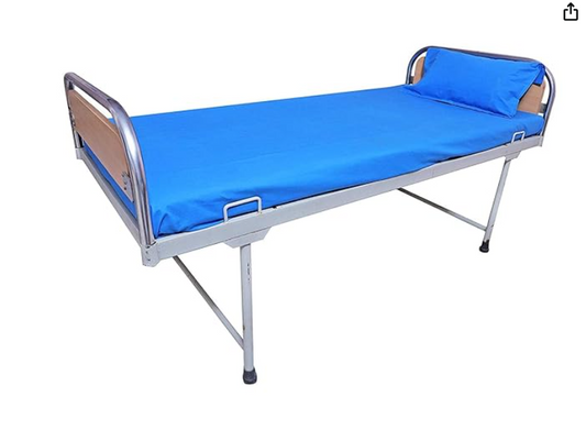 Bedsheet Polyester Single Bed - Premium Sky blue